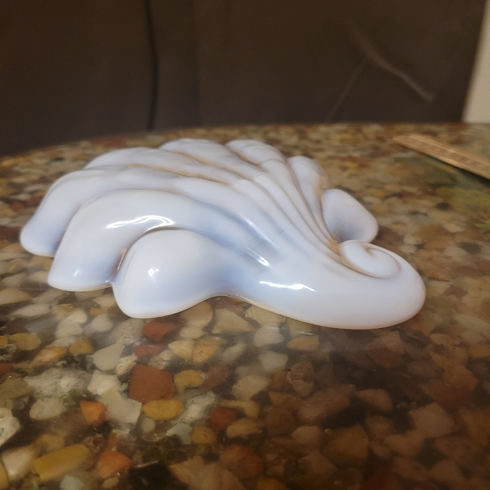 Vintage Duncan & Miller Sanibel Line opalescent Pink glass candy Dish 1940's‎ - Picture 7 of 7